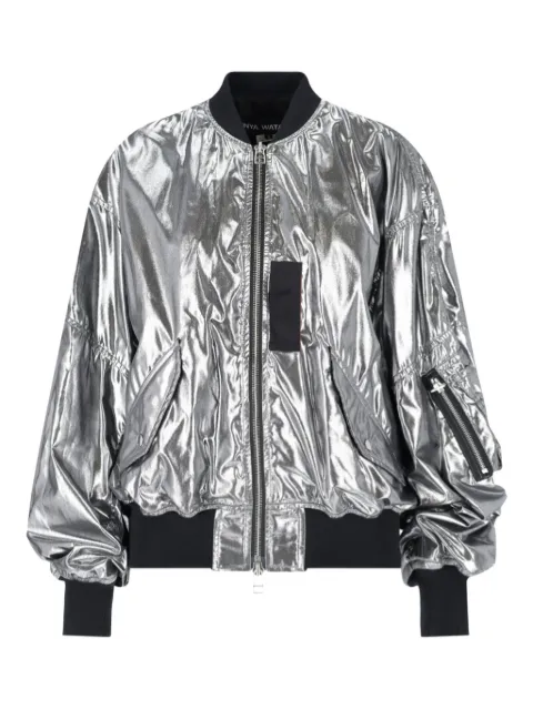 Junya Watanabe metallic zip-front bomber jacket