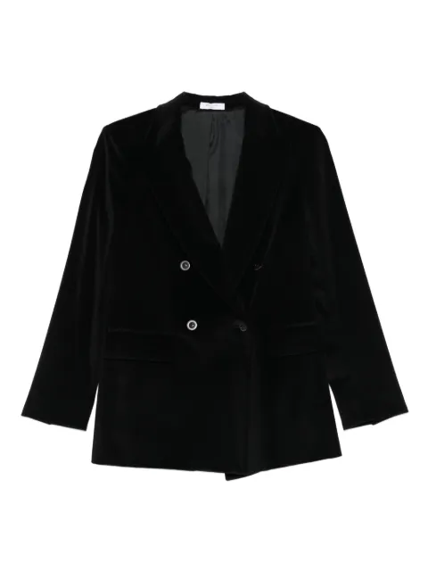 Boglioli velvet double-breasted jacket