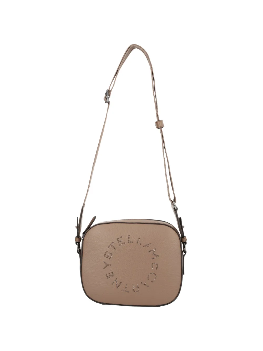 Stella McCartney logo-lettering crossbody bag - Toni neutri