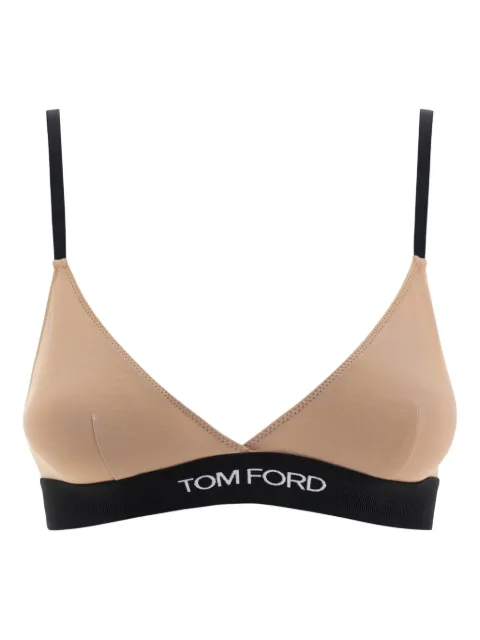 TOM FORD logo-band bra