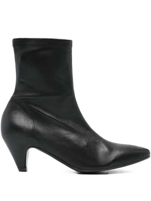 Del Carlo leather pointed-toe boots