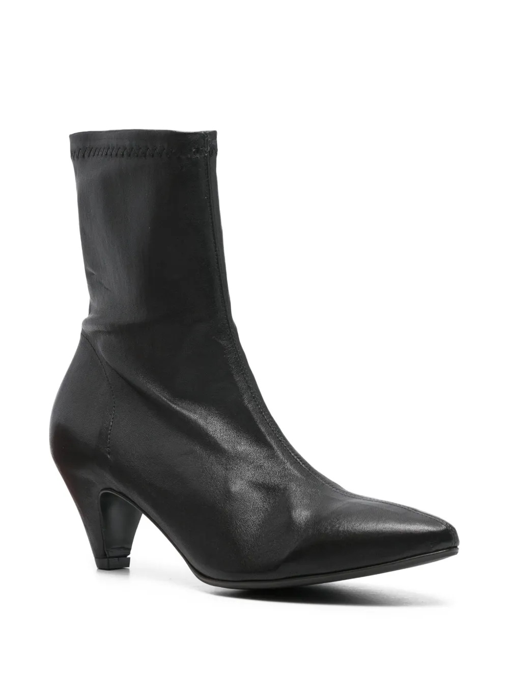Del Carlo leather pointed-toe boots | Ankle Boots | Image 2