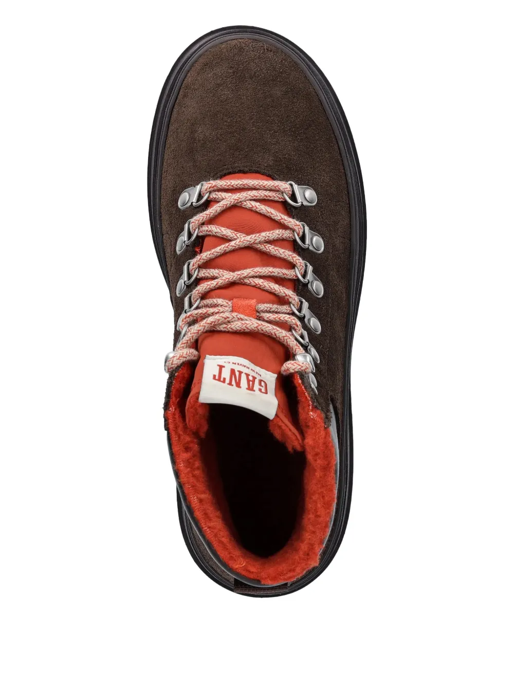 Gant Veterlaarzen met chunky zool Bruin