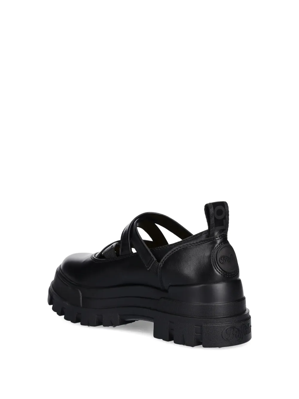 Buffalo Aspha ballerina's met gesp Zwart