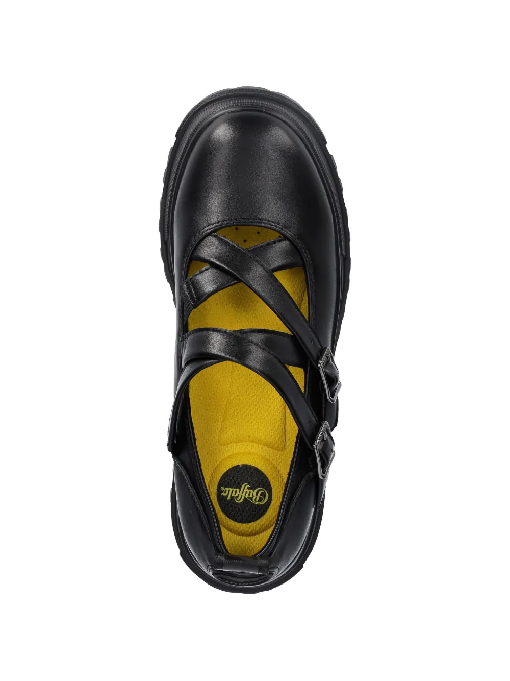 Buffalo Aspha ballerina's met gesp Zwart