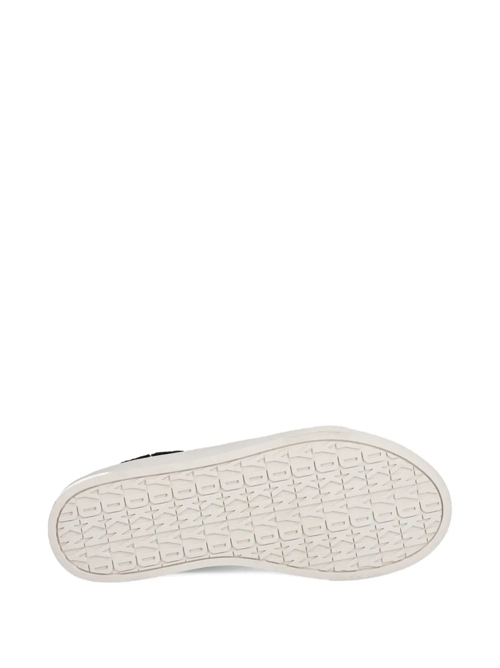 Dkny 35mm Logo-lettering High-top Sneakers In Black