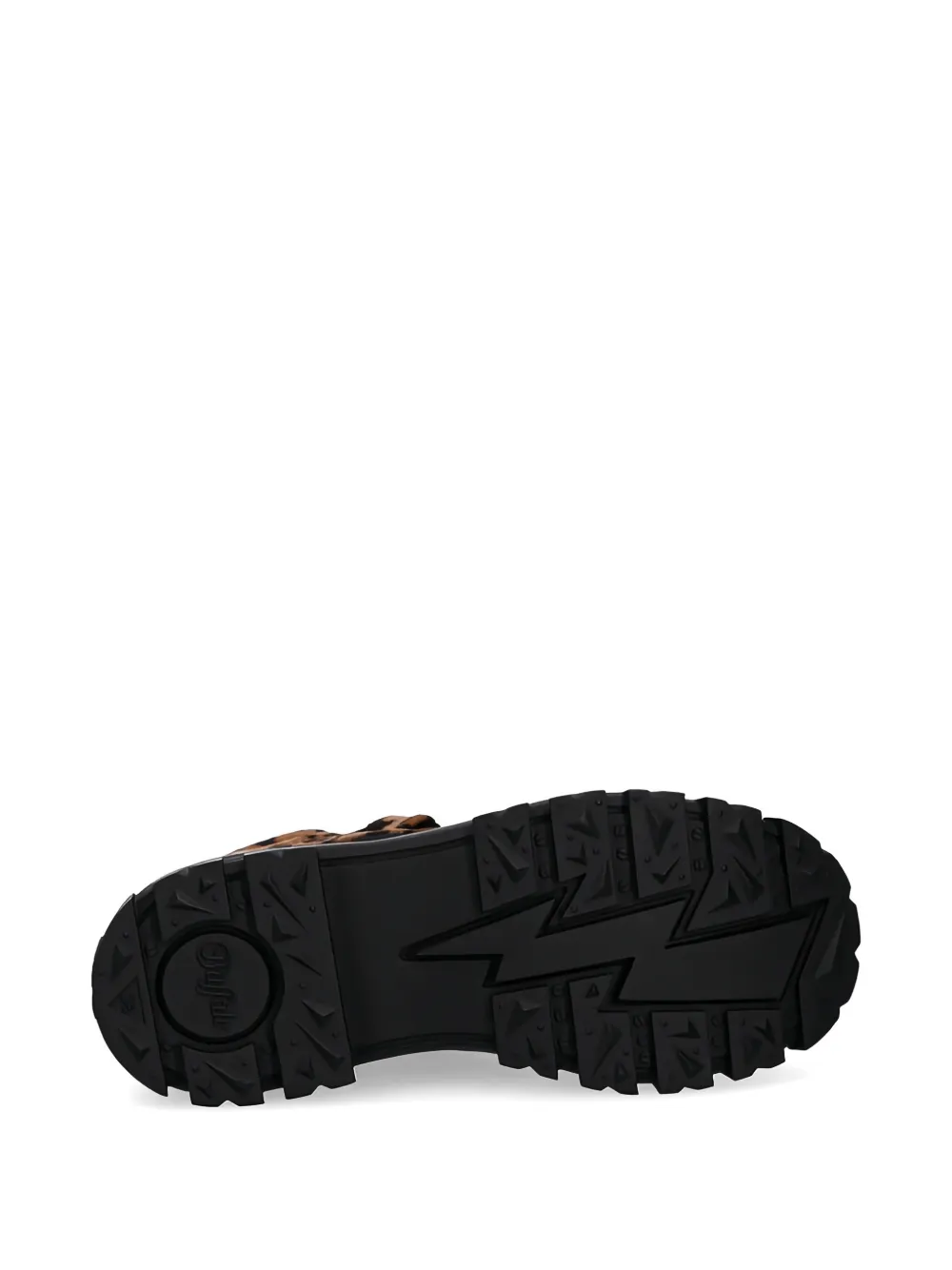 Buffalo Aspha NC Mid laarzen met luipaardprint Bruin