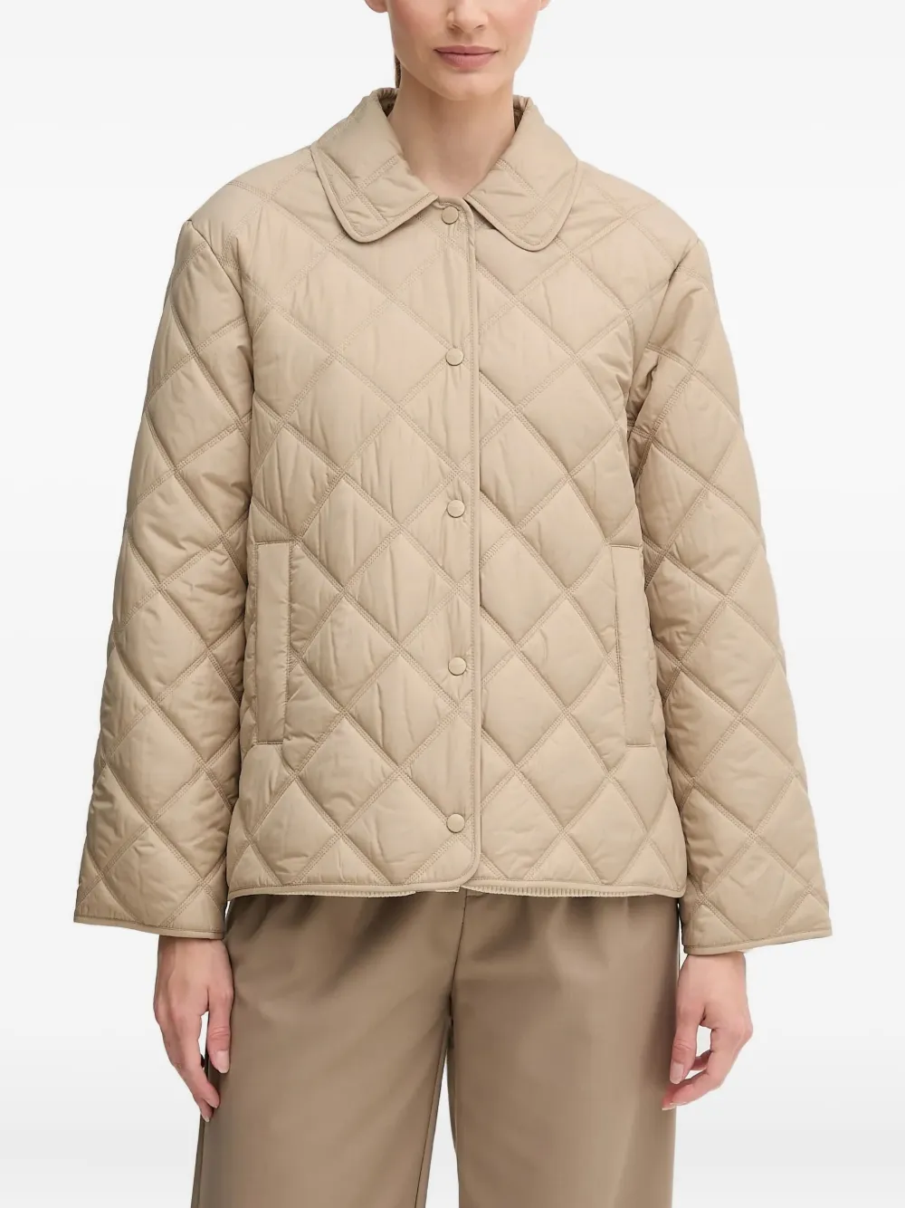 Gant quilted collared jacket | Neutrals | Image 1