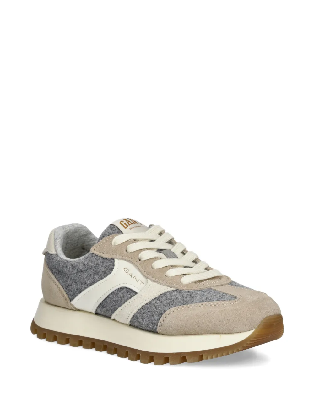 Gant Caffay sneakers met vlakken Beige