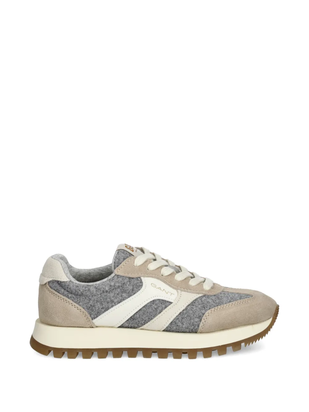 Gant Caffay sneakers met vlakken Beige