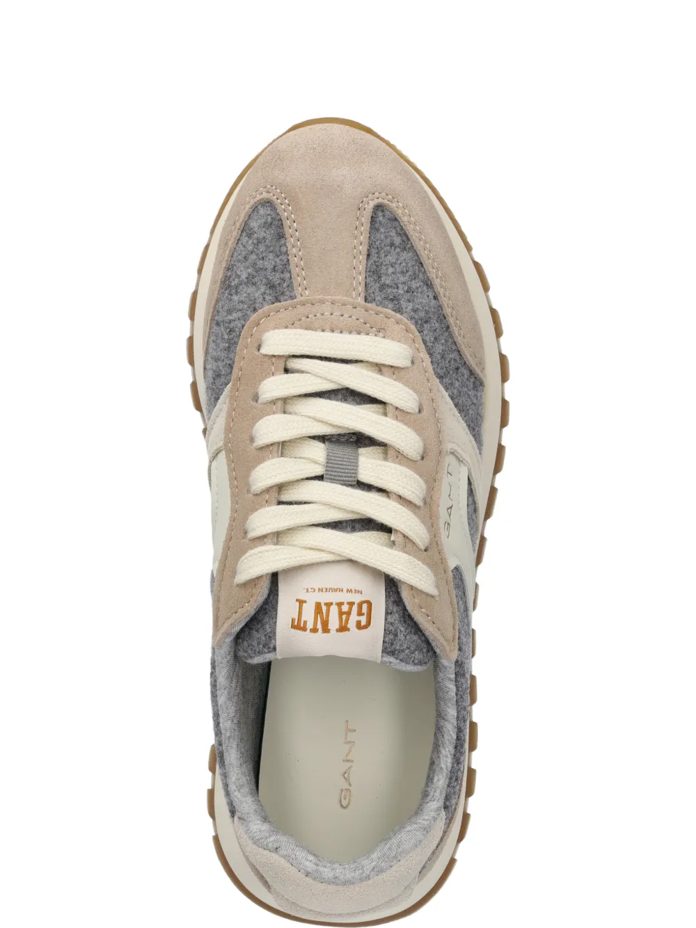 Gant Caffay sneakers met vlakken Beige