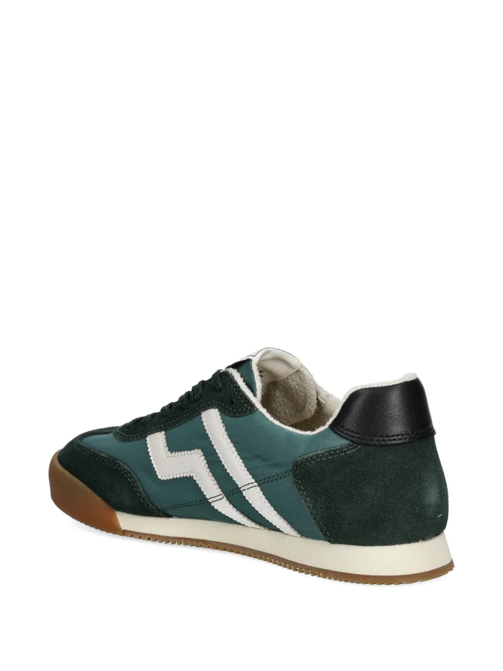 Gant Suède sneakers met streepdetail Groen