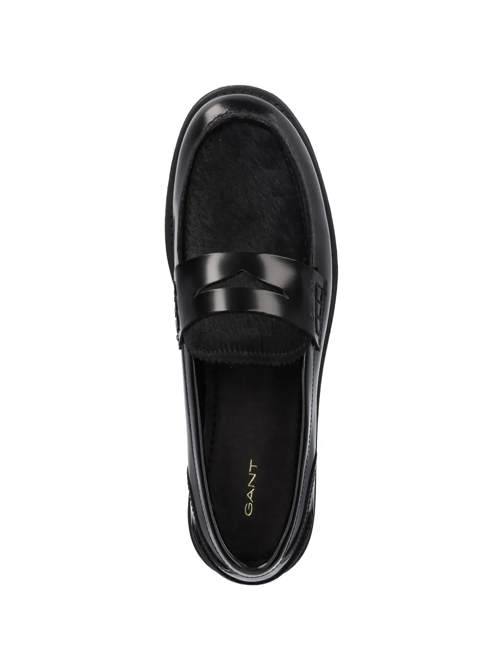 Gant Gracelyn loafers met bandje Zwart