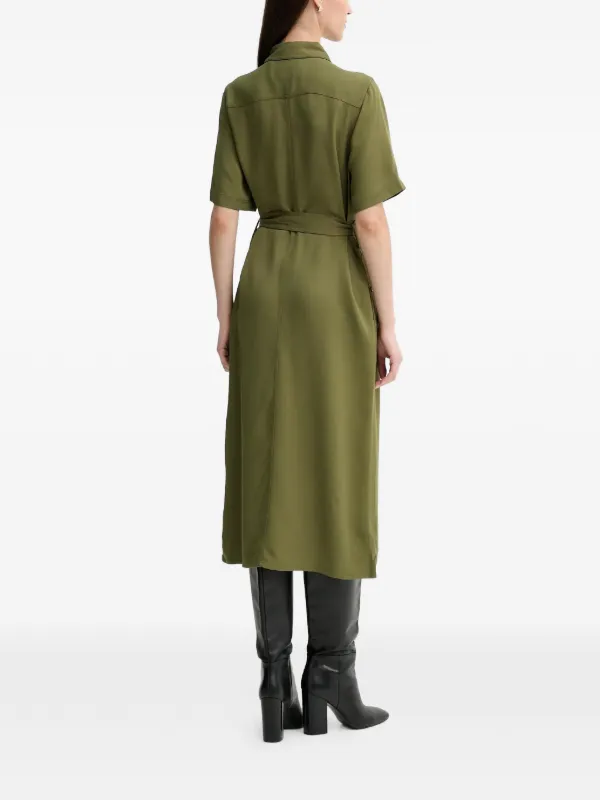 green belted shirt dress Buy Roman Green Linen Look Belted Shirt Dress from Next USA
