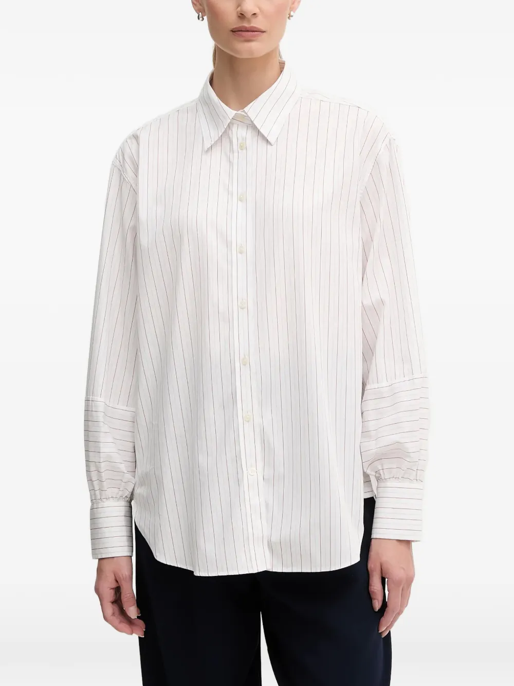 Gant striped buttoned shirt - Bianco