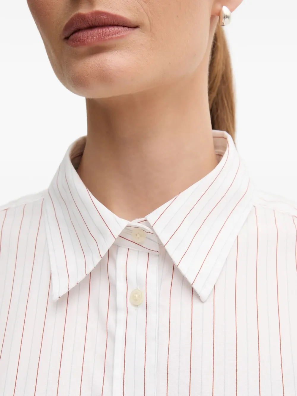 Gant Gestreept blouse Wit