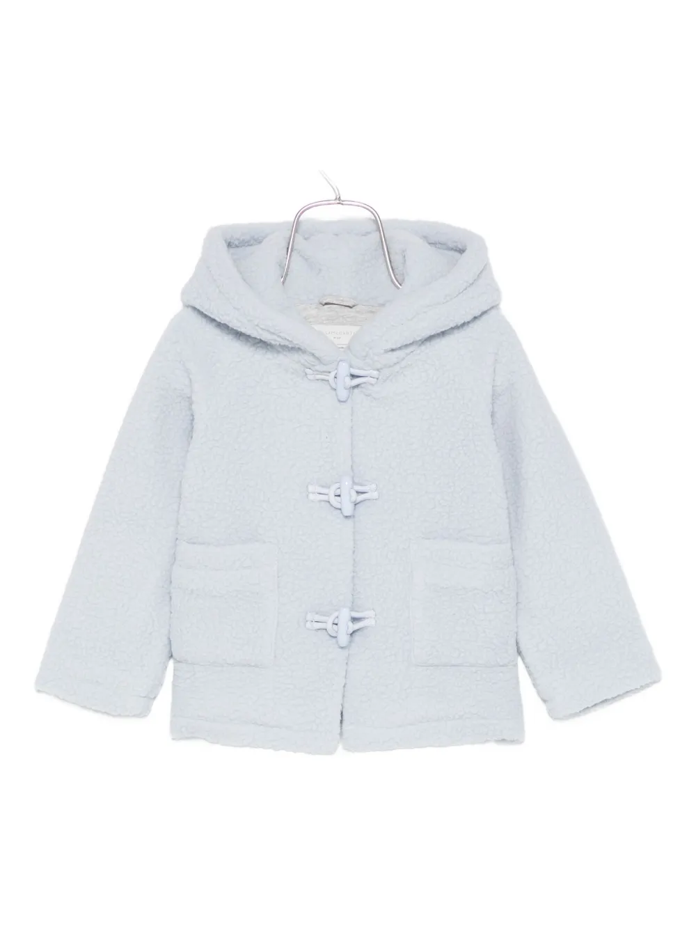 Stella McCartney Kids Cappotto con cappuccio - Blu