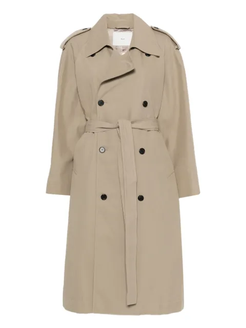 DUNST double-breasted trench coat