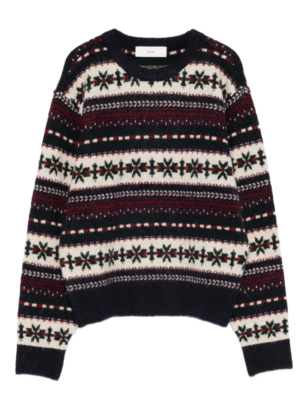 DUNST pull à motif Fairisle | bleu | Image 1