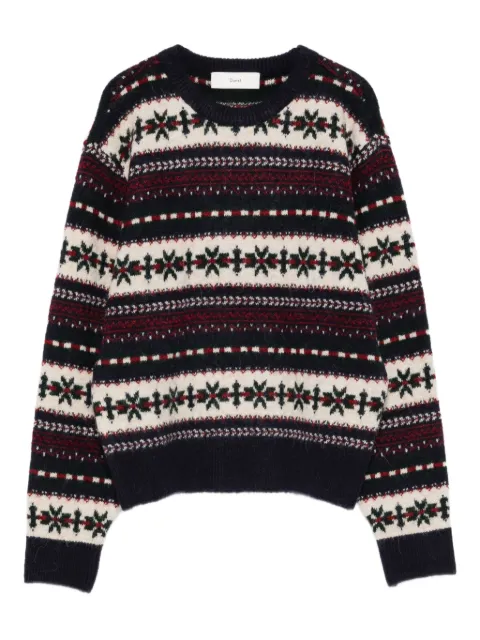 DUNST suéter con motivo Fair Isle