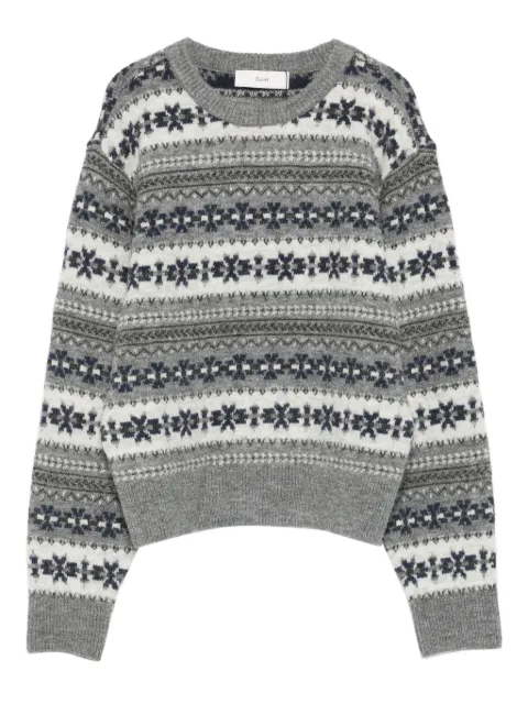 DUNST crew-neck wool sweater