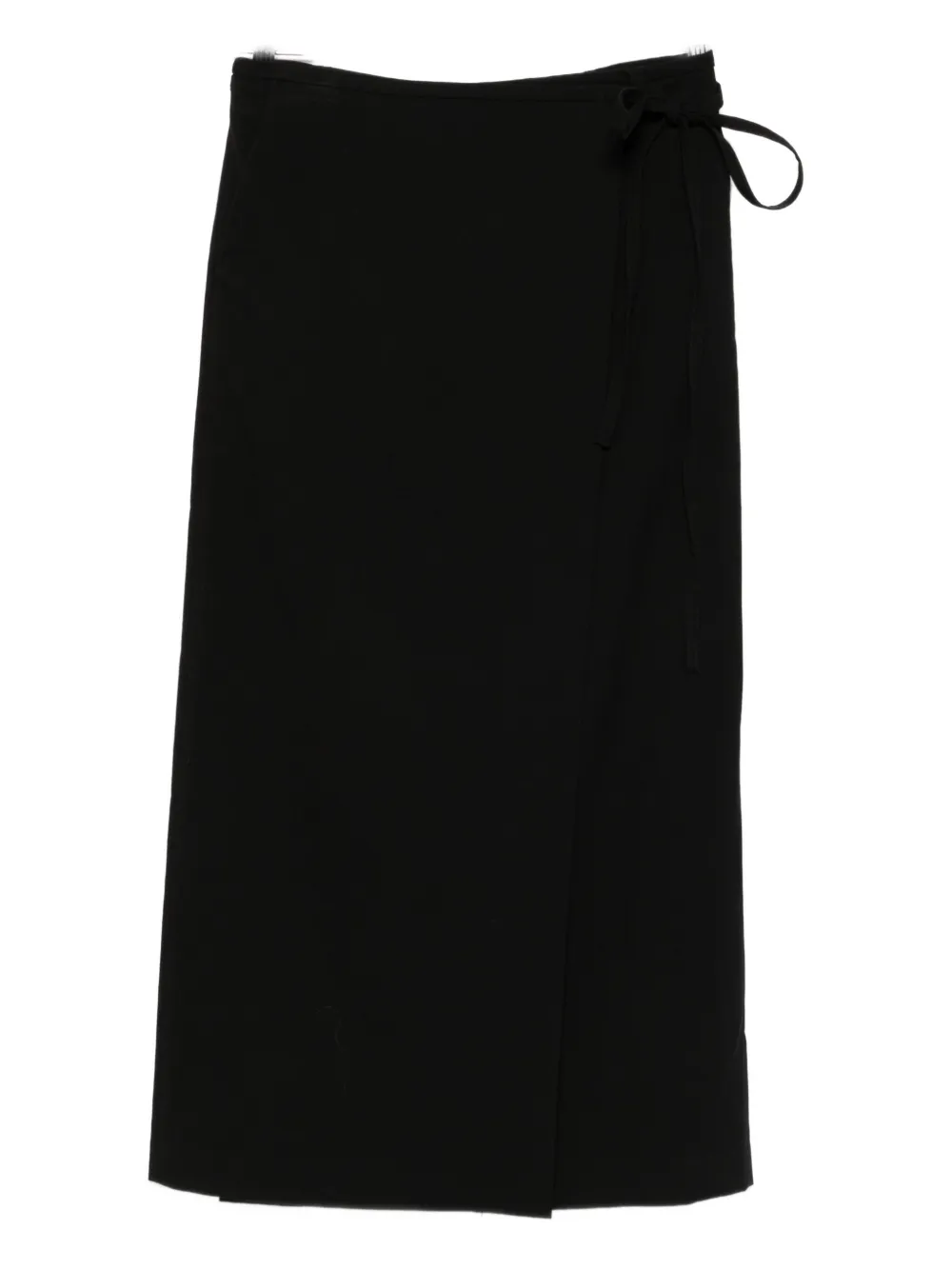 DUNST wrap-tie skirt - Nero