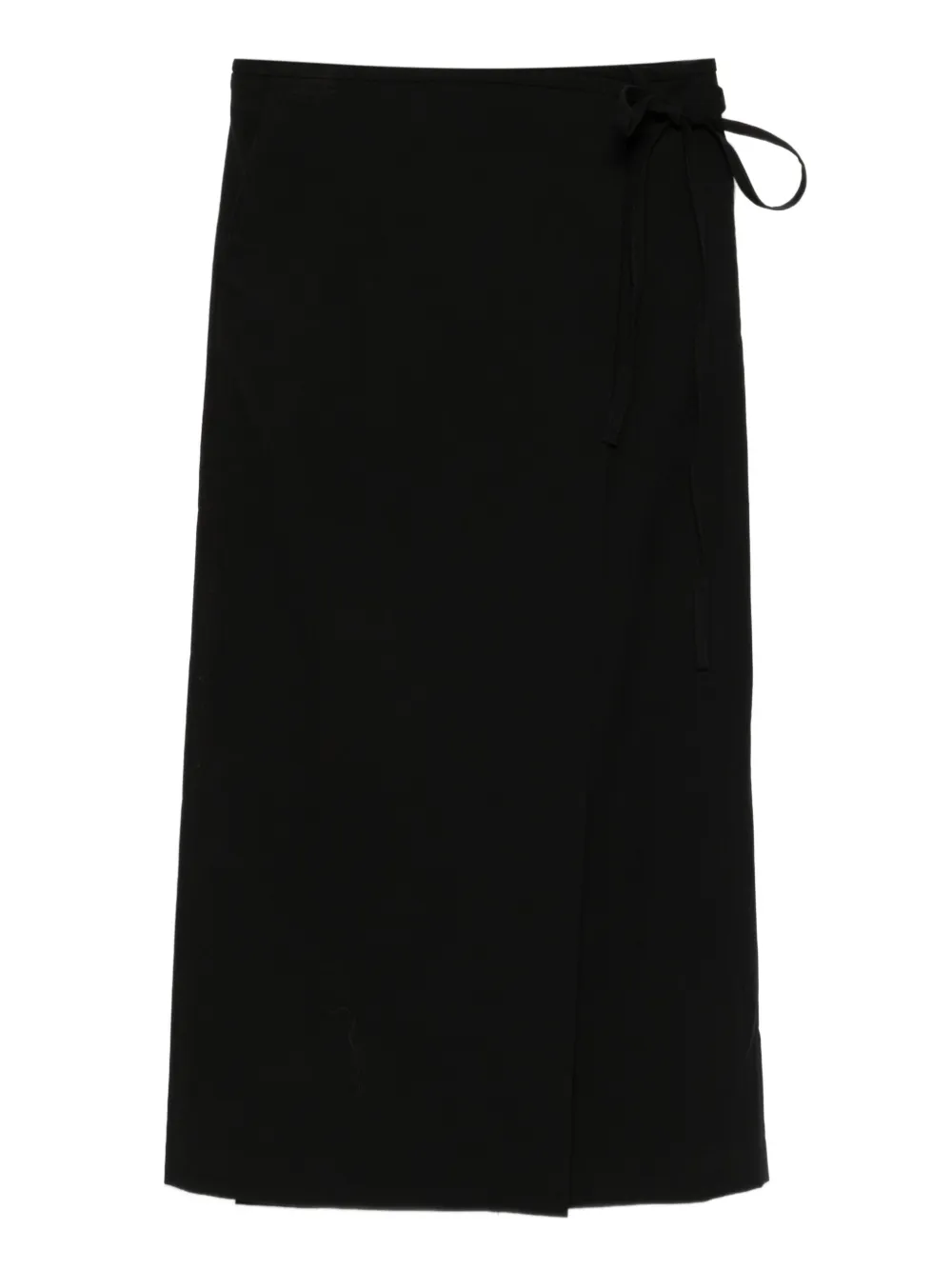 DUNST wrap-tie skirt | Black | Image 1
