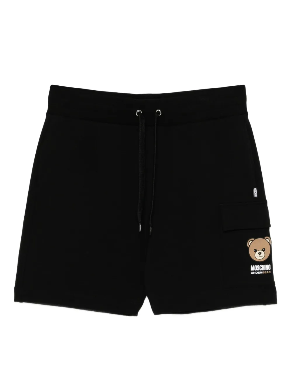 Moschino テディベア トランクス水着 - ブラック Moschino テディベア トランクス水着 - ブラック
