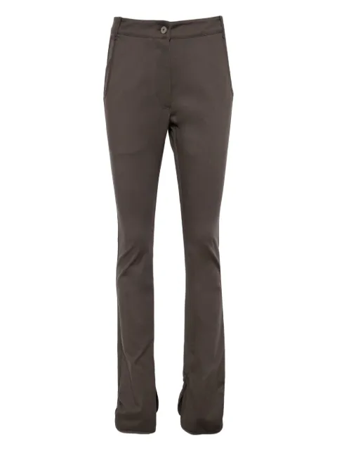 Low Classic slit hem slim-fit pants