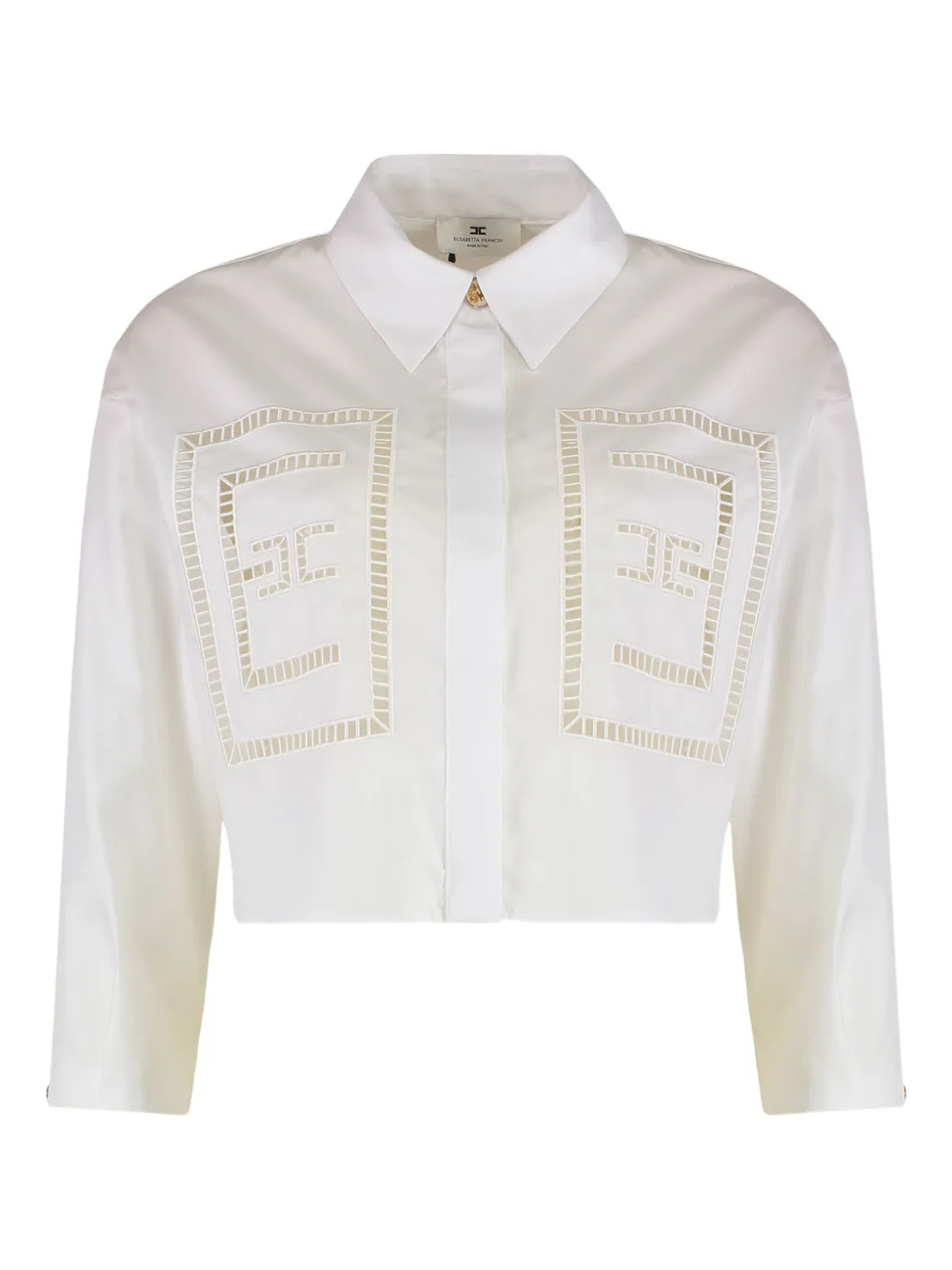 Elisabetta Franchi camisa con abertura | blanco | Image 1