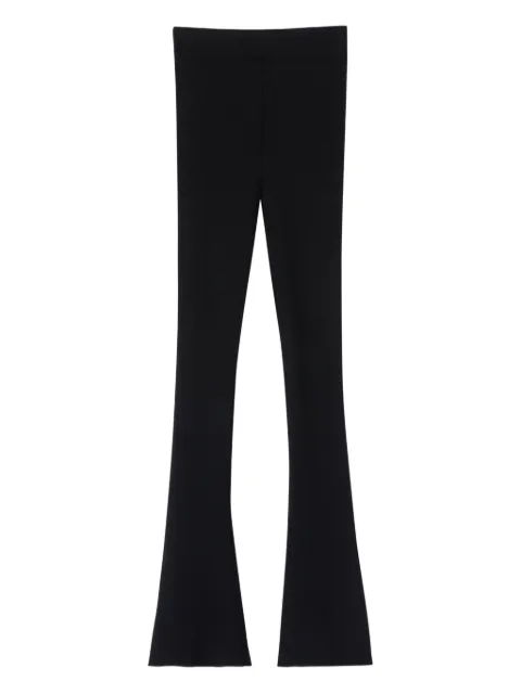 Ermanno Scervino ribbed flare leggings