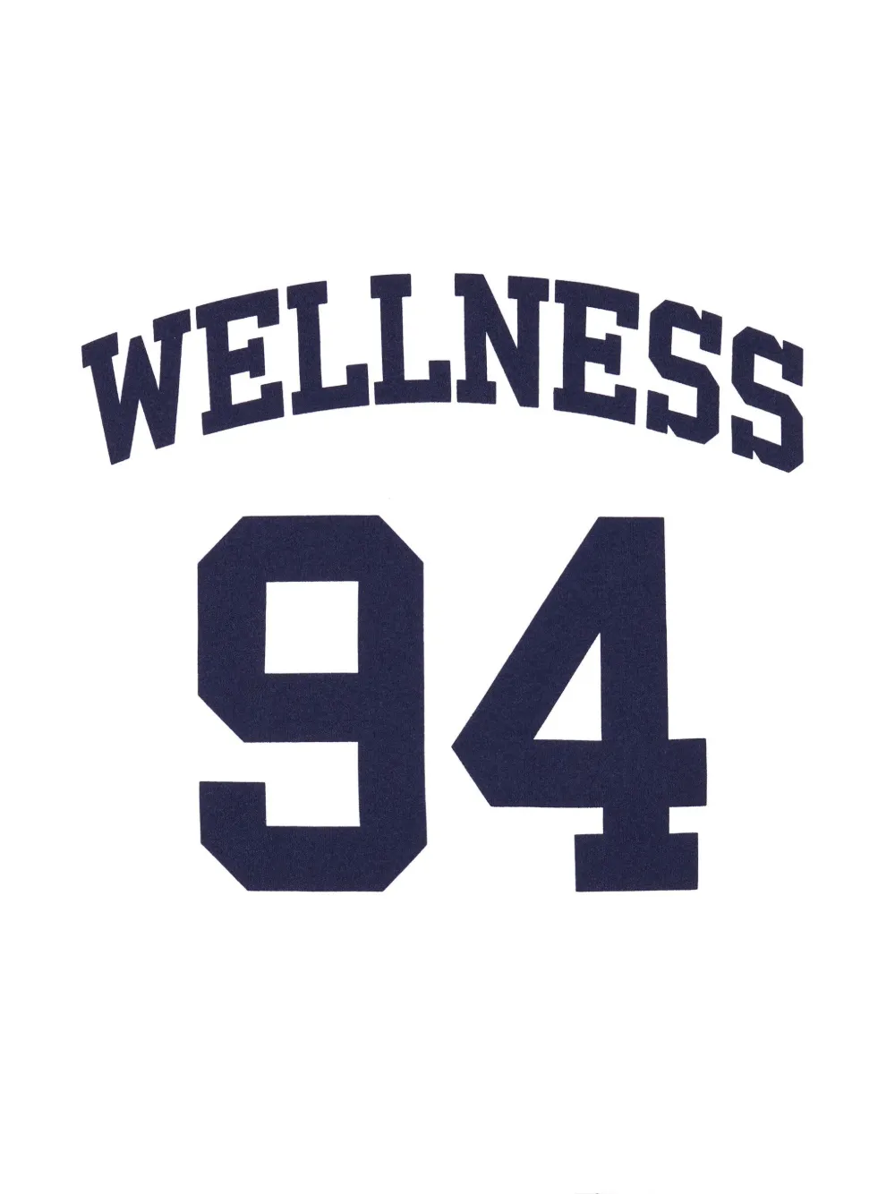 Sporty & Rich 94 T-shirt met mouwstreep Wit