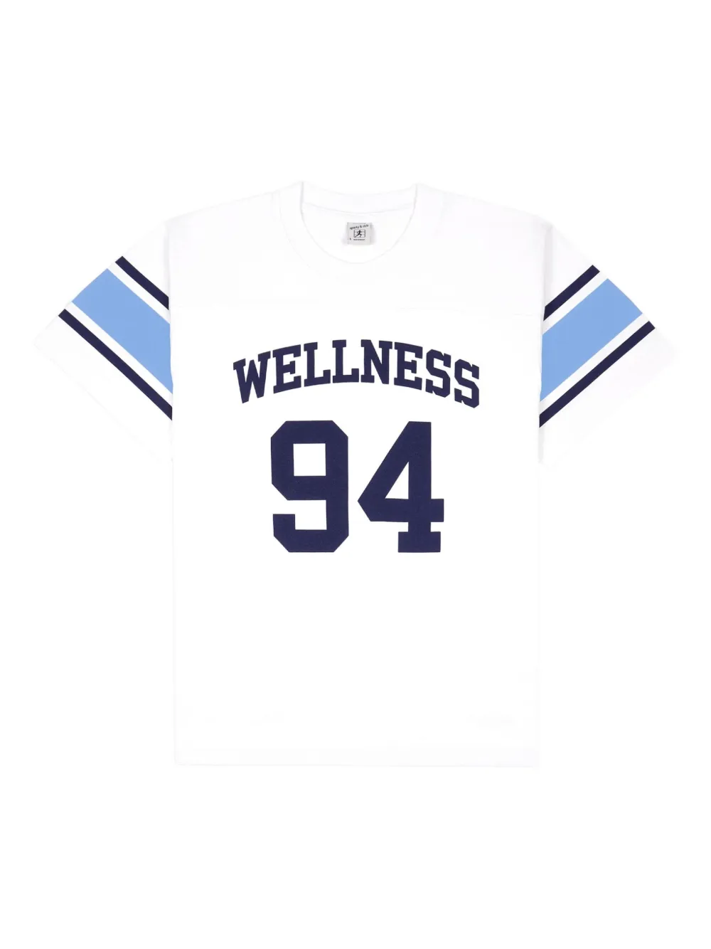 Sporty & Rich sleeve-stripe 94 tee | White | Image 1