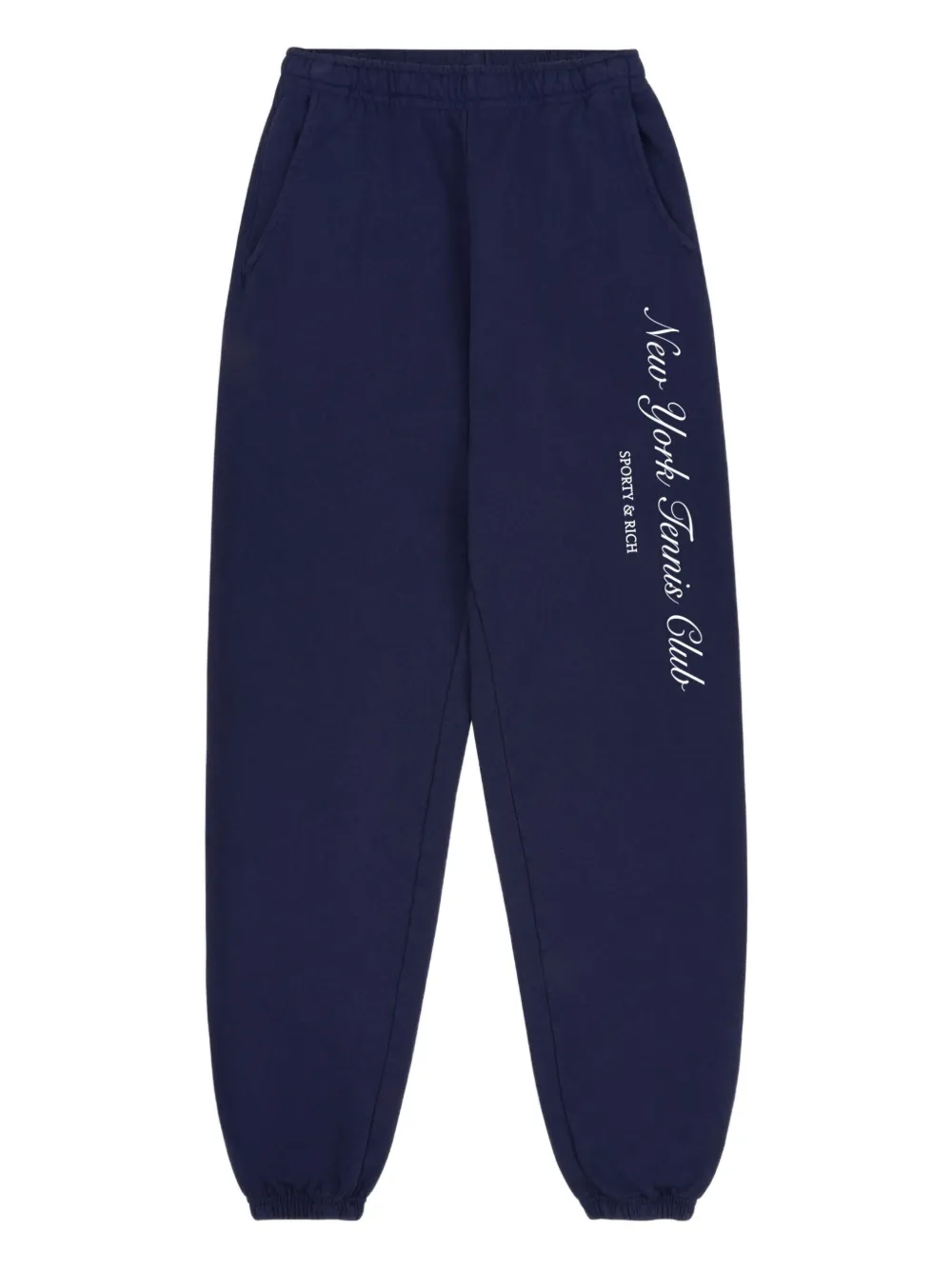Sporty & Rich logo-detail joggers | Blue | Image 1