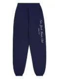 Sporty & Rich logo-detail joggers - Blue