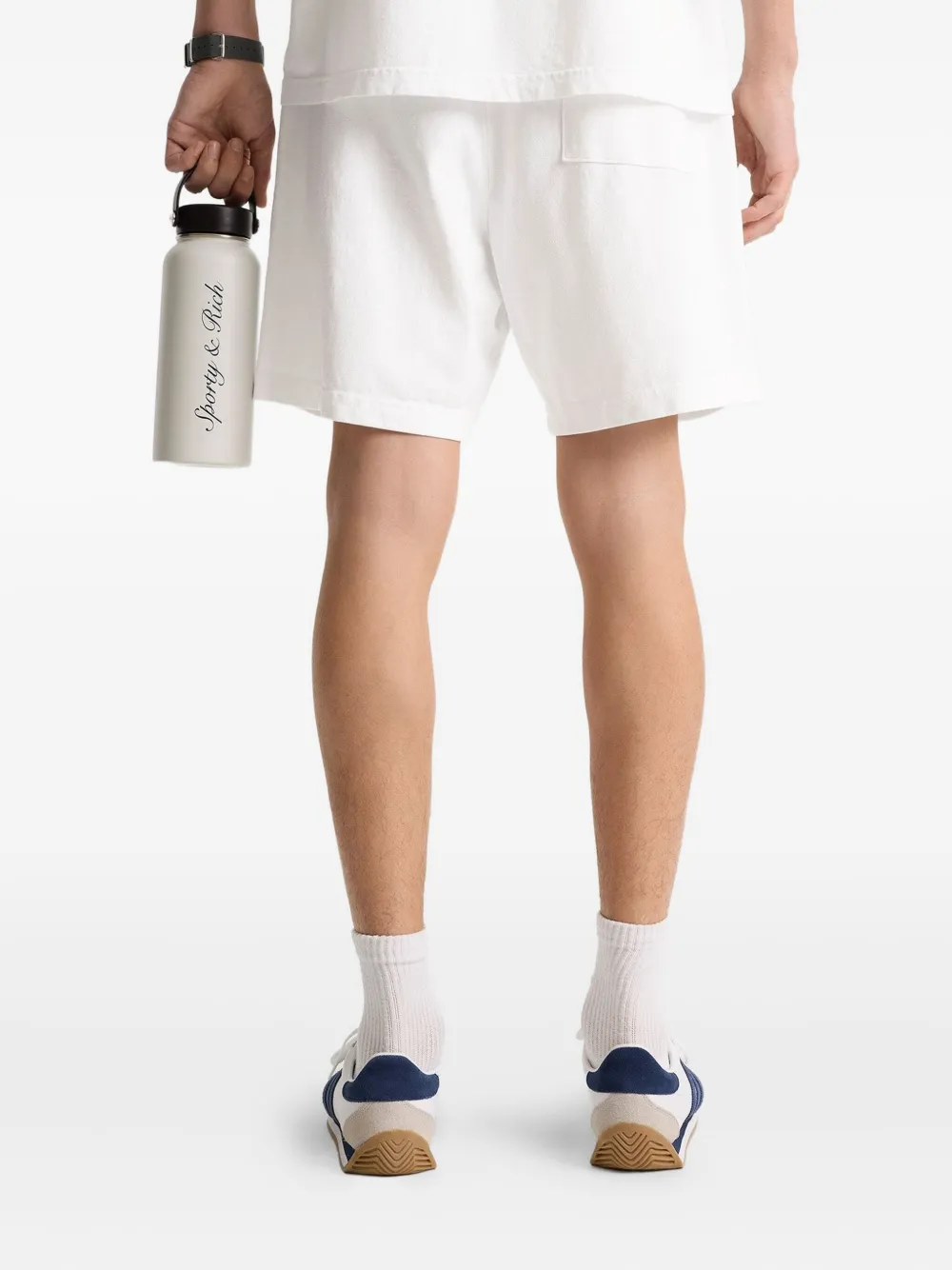 Sporty & Rich Shorts met logo Wit