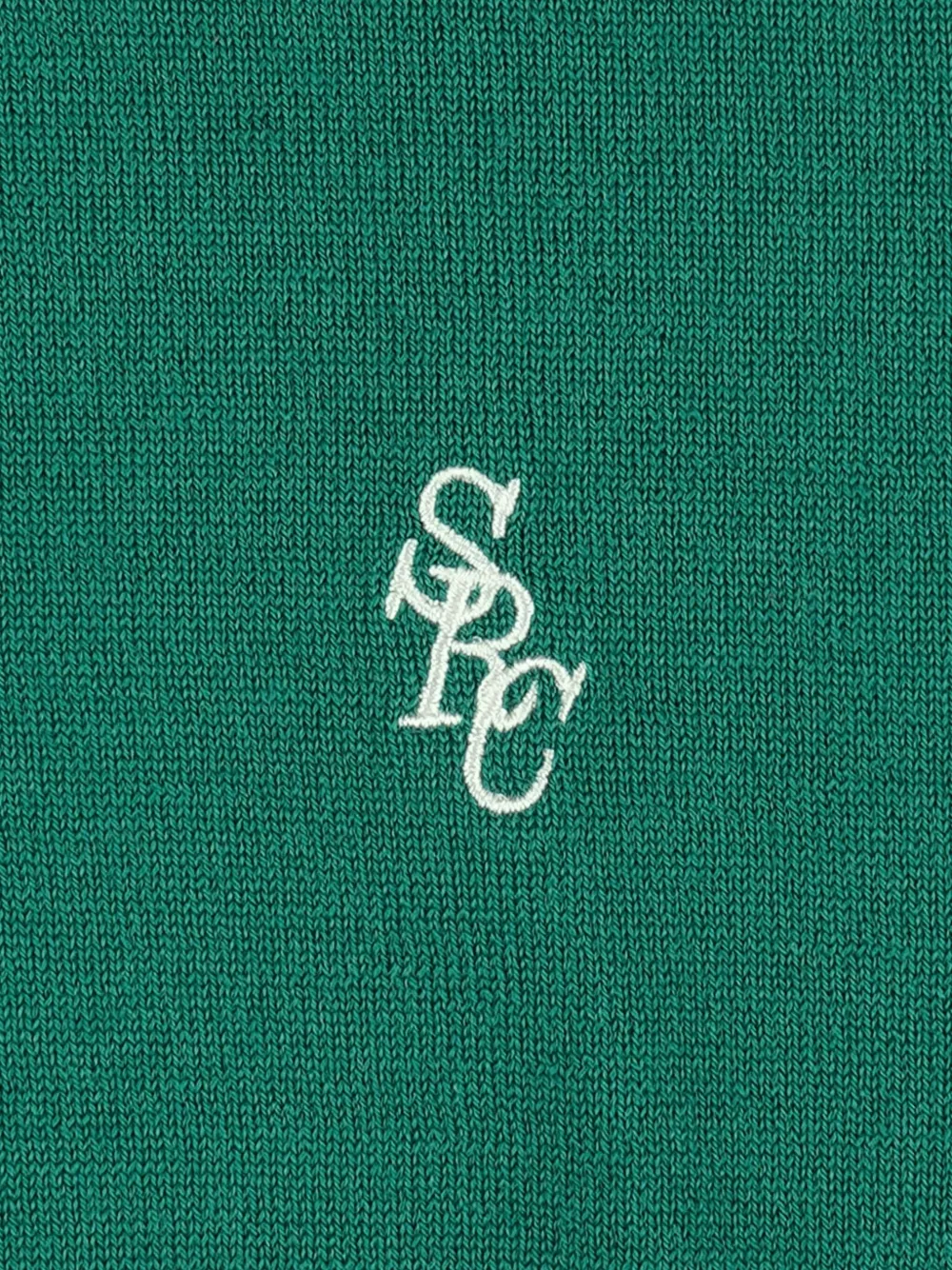 Sporty & Rich Trui met V-hals Groen