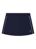 Sporty & Rich side-stripe short skirt - Blue