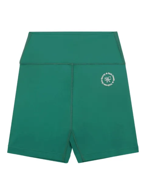 Sporty & Rich logo-embellished cycling shorts