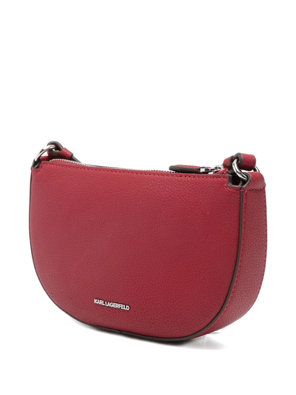 Karl Lagerfeld Logo-patch Cross Body Bag In Red