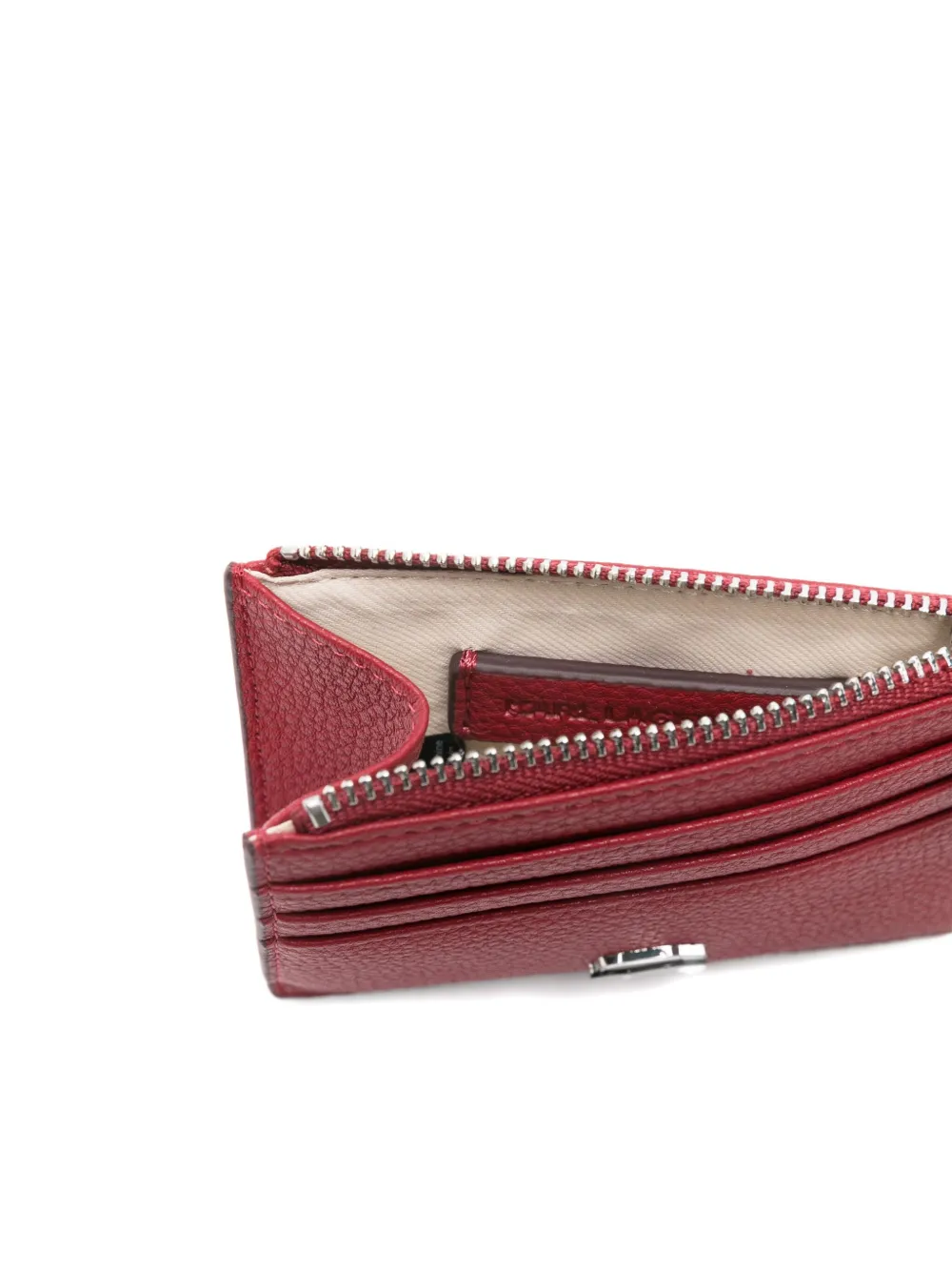 Karl Lagerfeld Portemonnee met rits en logo Rood