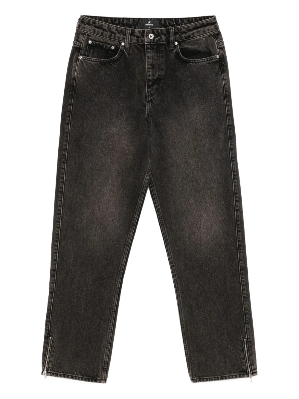 Represent Zip-detail Jeans In Black