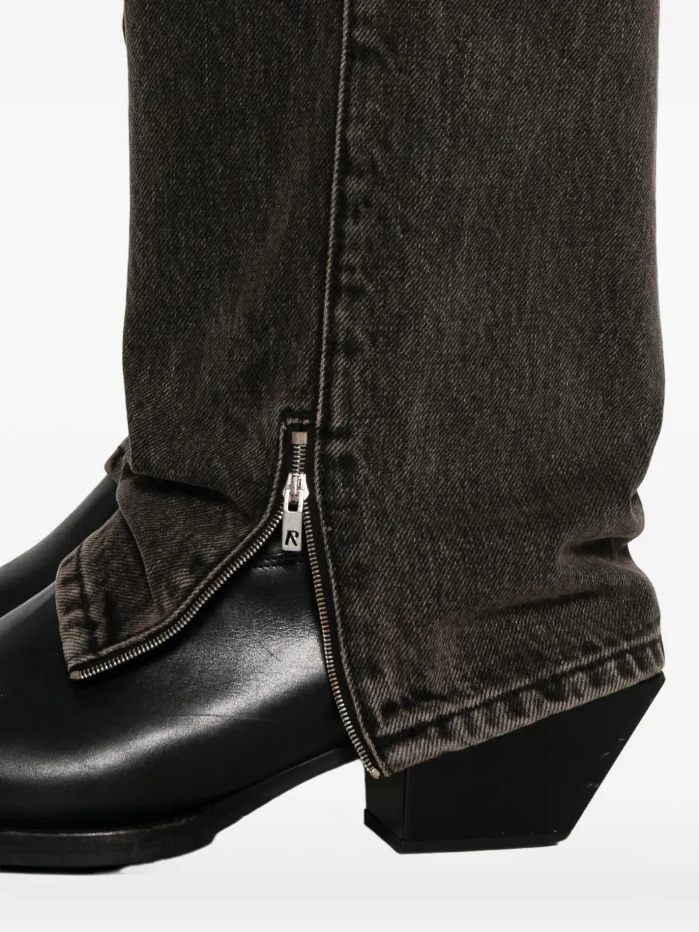 Represent Zip-detail Jeans In Black