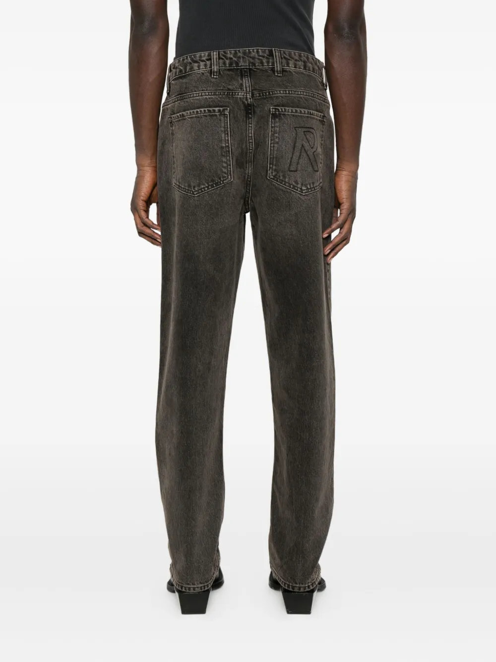 Represent Zip-detail Jeans In Black