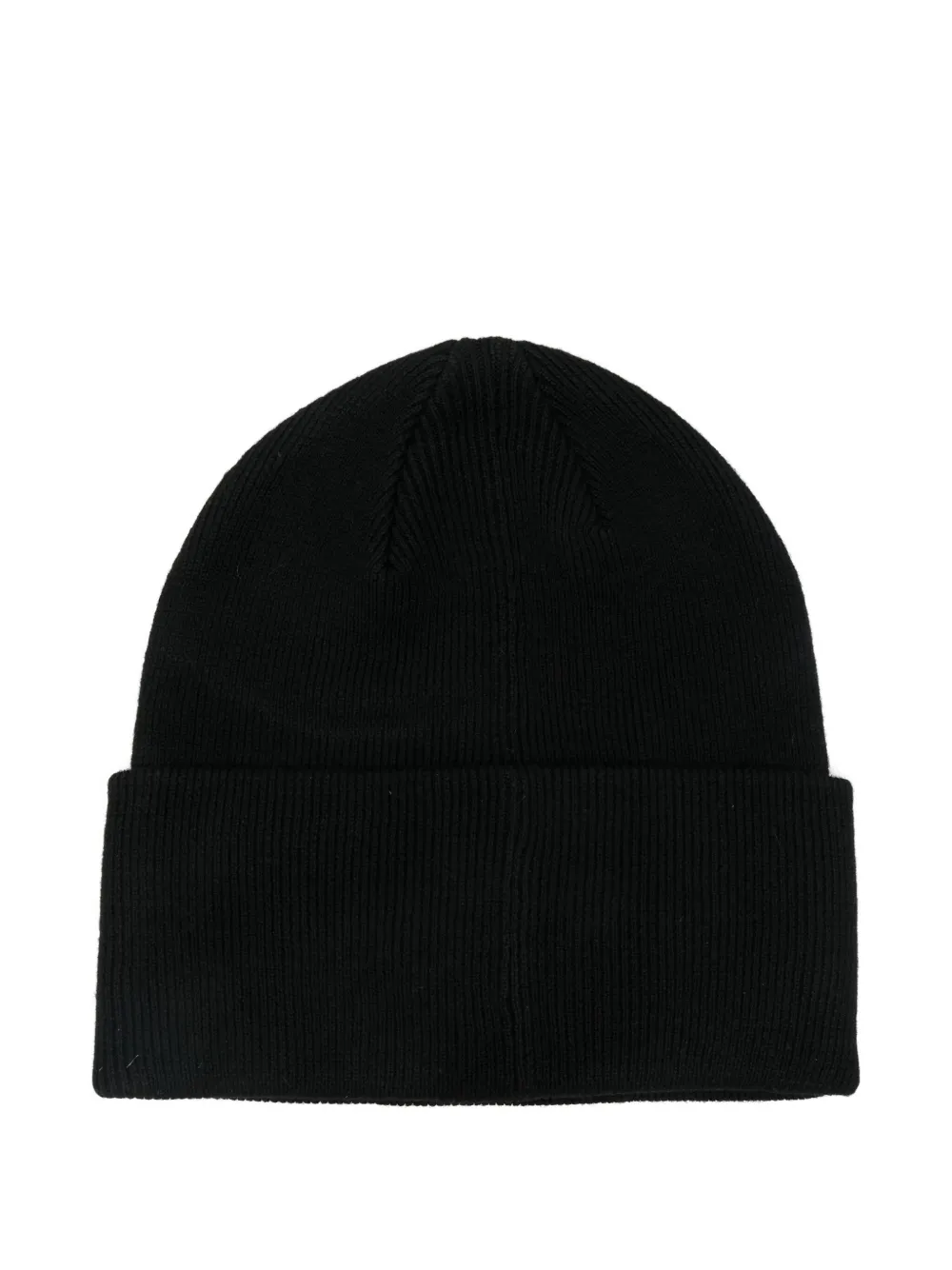 Karl Lagerfeld logo-embroidered beanie - Zwart