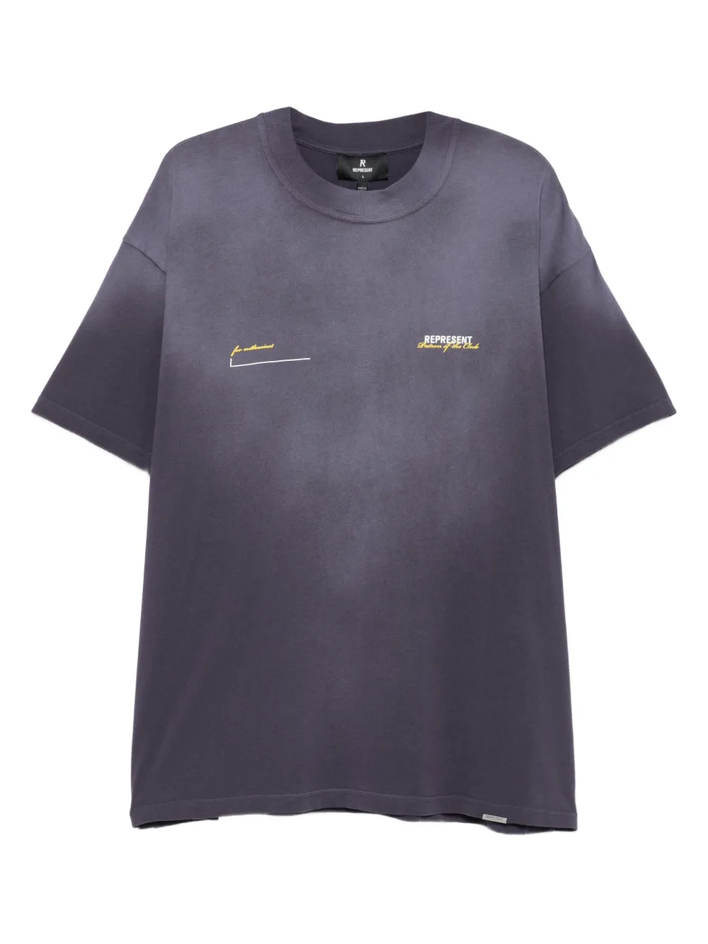 Represent logo-print T-shirt | Blue | Image 1