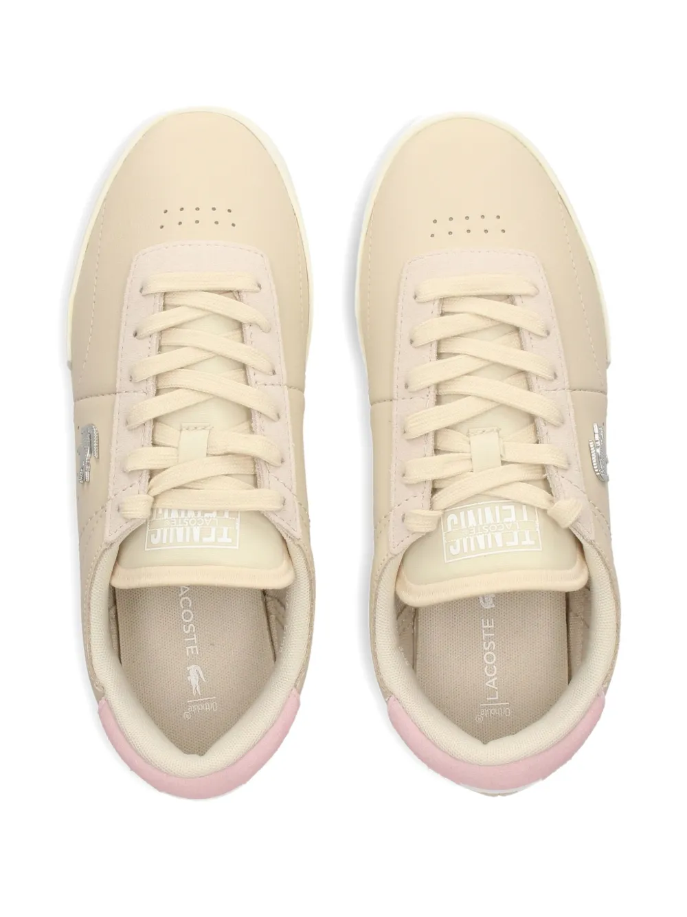 Lacoste Aura leather sneakers Neutrals