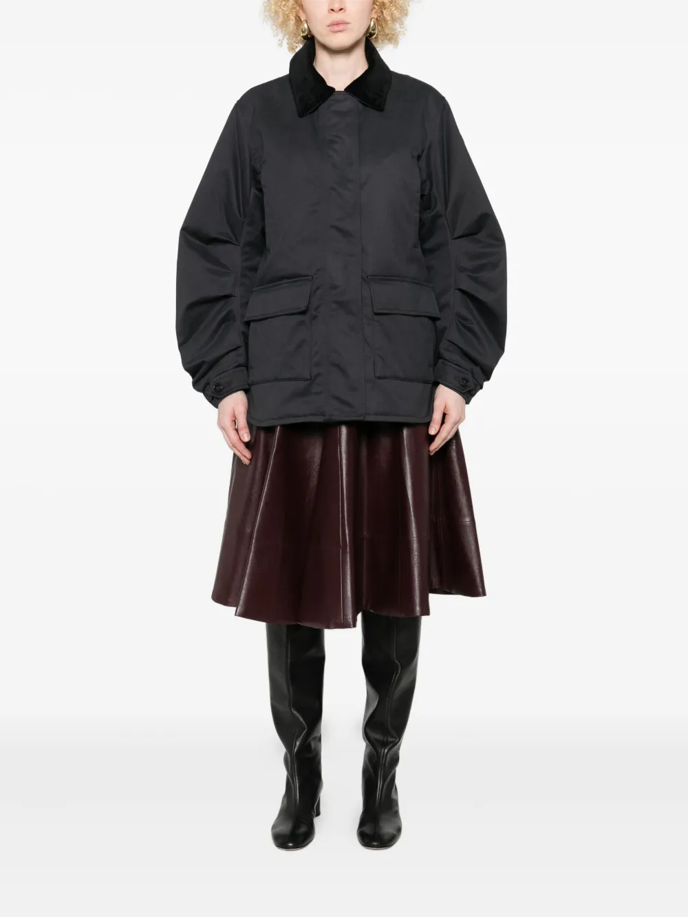 Lempelius velvet-collared pocket jacket | Varsity Jackets | Image 2