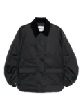 Lempelius velvet-collared pocket jacket - Grey