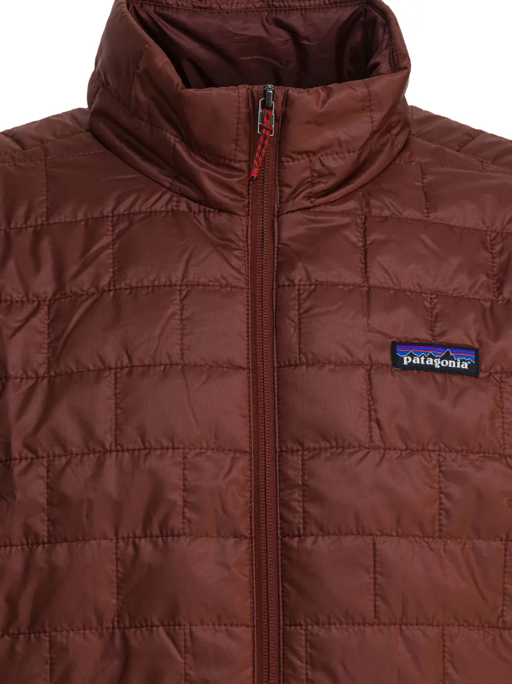 Patagonia Nano gewatteerd jack met rits Rood